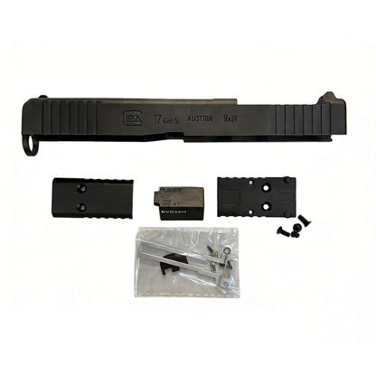 Glock17gen5 模立方製 金属ピストルスライド グロック ハンドガン風おもちゃ グロック ハンドガン トイガン モデルガン銃 トイガン 排莢式 発射不可 G17gen5