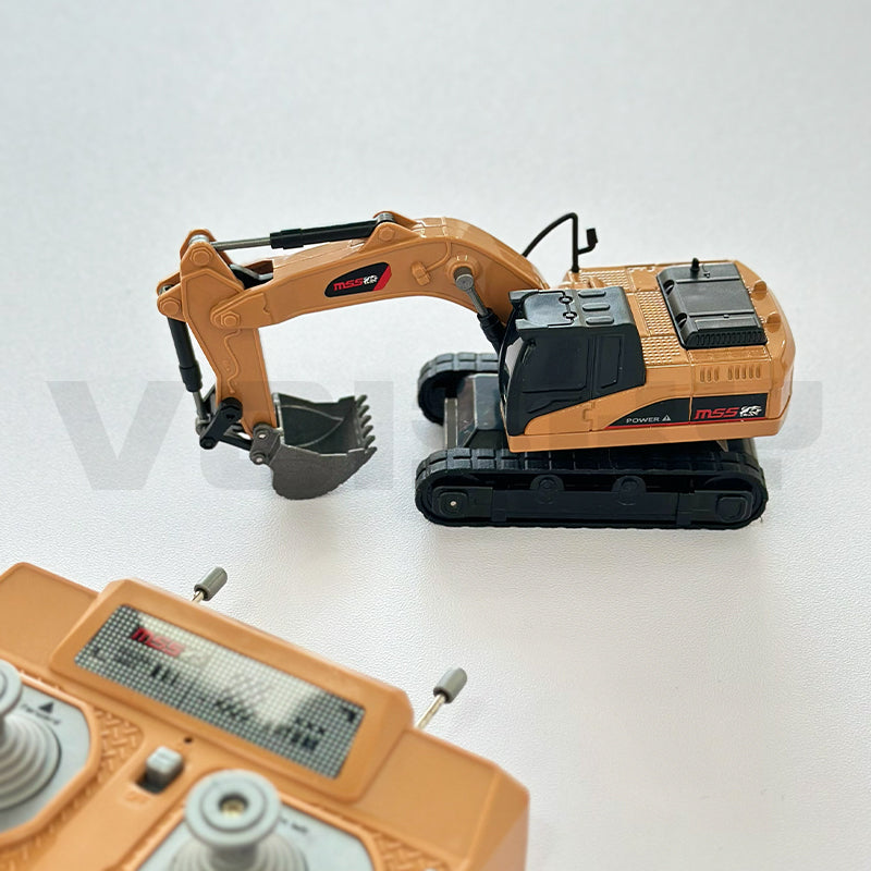 1/64 ミニ ラジコン ショベルカー おもちゃ リモートコント 合金