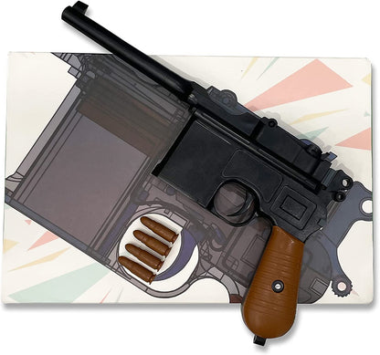 Mauser C96 model gun Assembling a toy teaching model Handgun-style toy gun 