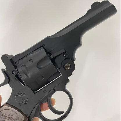 Webley Revolver Handgun Style Toy Webley &amp; Scott Revolver Wick EVA Bullet Toy Gun Rotating Ejection Type Foldable Handgun Toy Handgun Sponge Bullet Gun Toy Birthday Gift Genuine Product