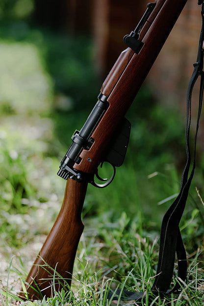 リー・エンフィールド M1903 ライブカート式風おもちゃ銃 Lee-Enfield Mk III ボルトライフル 精密射撃セット 排?式 スポンジ弾 レーザー発光を改造できる 訓練銃 (木色)