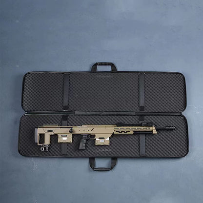 DSR-1 EVAソフト弾丸 ボルトアクション スナイパーライフル おもちゃ銃 おもちゃ銃 手動ミュレーション スポンジ弾 半自動式 訓練銃 戦ゲーム 精密射撃セット 黒い（スコープは含まれません）