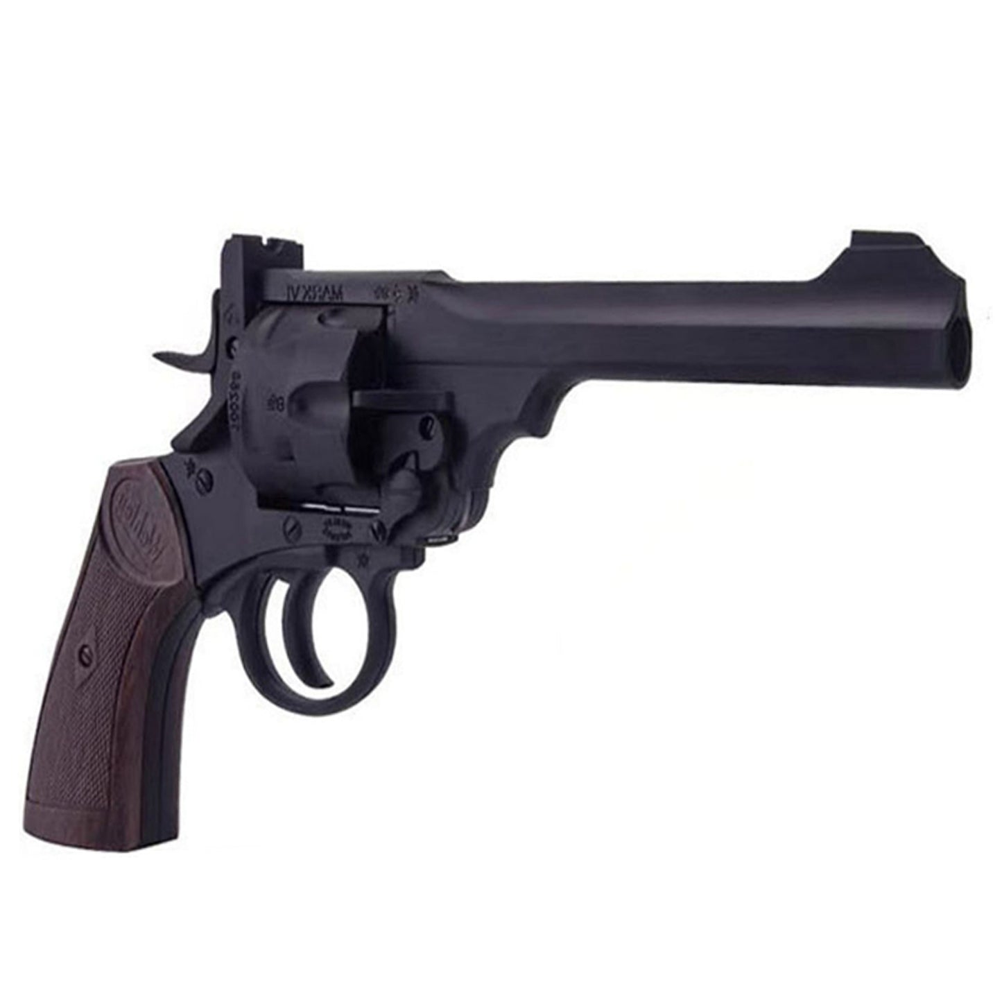 Webley Revolver Handgun Style Toy Webley &amp; Scott Revolver Wick EVA Bullet Toy Gun Rotating Ejection Type Foldable Handgun Toy Handgun Sponge Bullet Gun Toy Birthday Gift Genuine Product